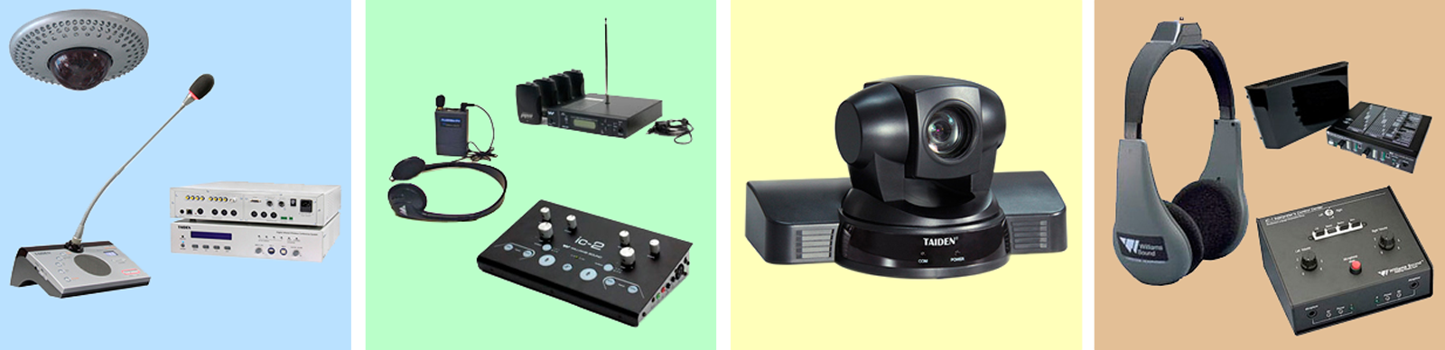 Equipment portable equipo interpreters Pastels