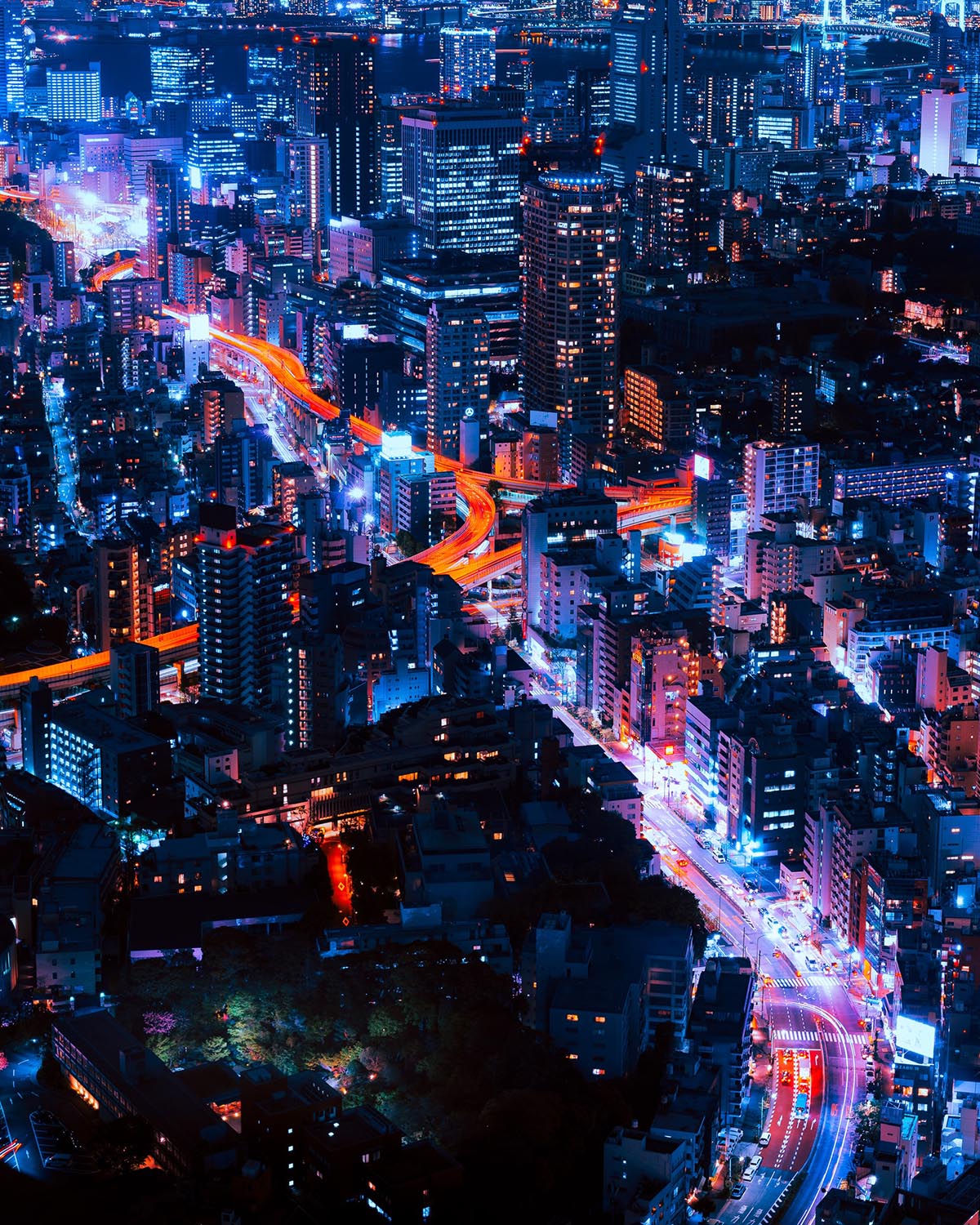 Tokyo at night